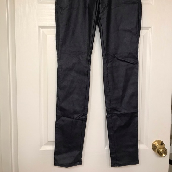 Purple OR red pleather jeans/jeggings - Picture 5 of 9